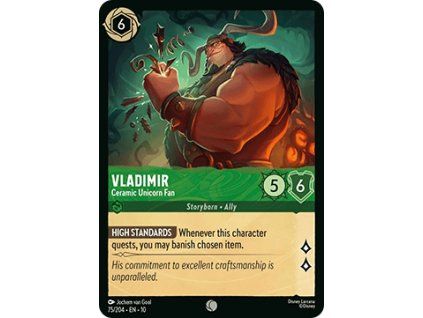 Vladimir - Ceramic Unicorn Fan