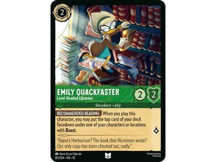 Emily Quackfaster - Level-Headed Librarian