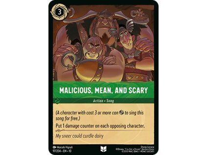 Malicious, Mean, and Scary (V.1)