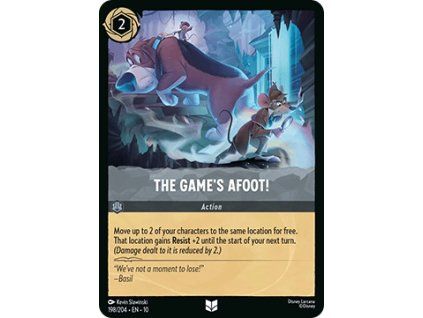 The Game's Afoot!