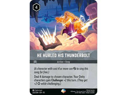 He Hurled His Thunderbolt (V.2)