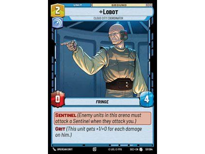 Lobot, Cloud City Coordinator (V.1)