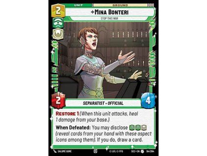 Mina Bonteri, Stop This War (V.1)