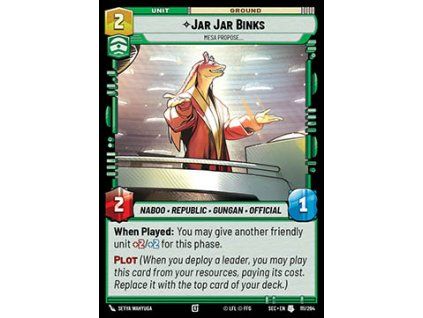 Jar Jar Binks, Mesa Propose… (V.1)