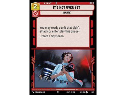 It's Not Over Yet (V.2)