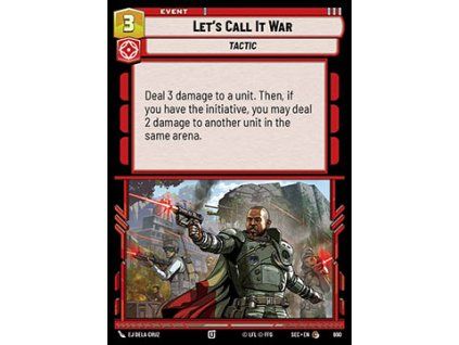 Let's Call It War (V.2)
