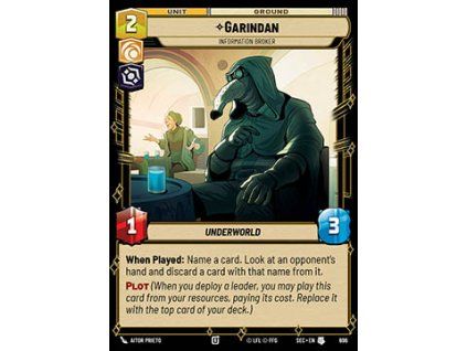 Garindan, Information Broker (V.2)