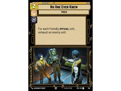 No One Ever Knew (V.2)