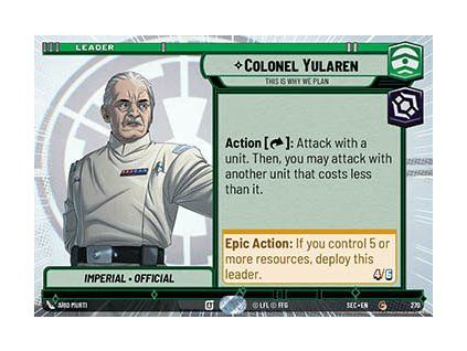 Colonel Yularen, This Is Why We Plan (V.1)
