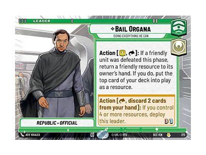Bail Organa, Doing Everything He Can (V.1)