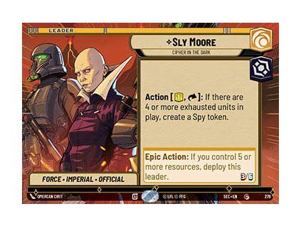Sly Moore, Cipher in the Dark (V.1)