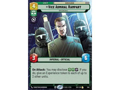 Vice Admiral Rampart, On Schedule (V.1)