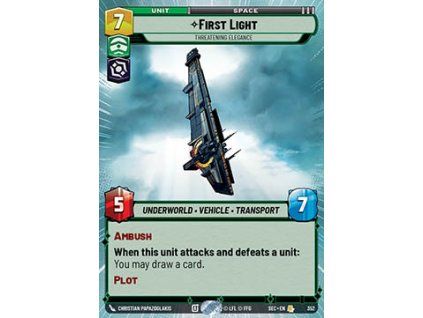First Light, Threatening Elegance (V.1)