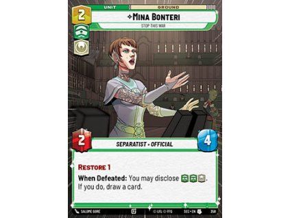 Mina Bonteri, Stop This War (V.1)