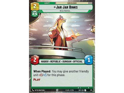 Jar Jar Binks, Mesa Propose… (V.1)