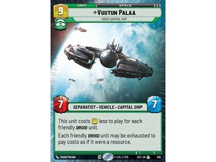 Vuutun Palaa, Droid Control Ship (V.1)