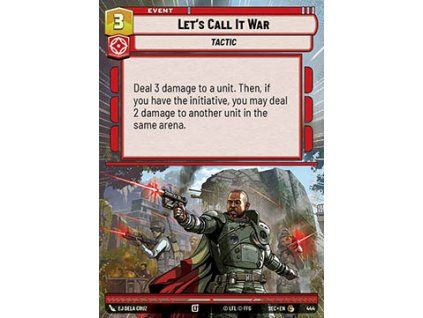 Let's Call It War (V.1)