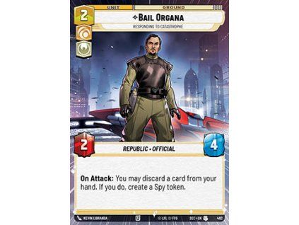 Bail Organa, Responding to Catastrophe (V.1)