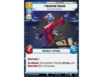 Senator Chuchi, Voice for the Voiceless (V.3)