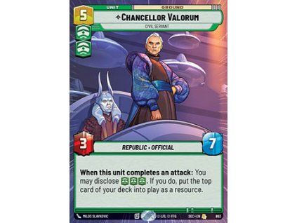 Chancellor Valorum, Civil Servant (V.3)