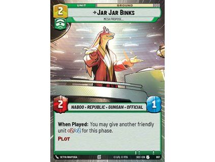 Jar Jar Binks, Mesa Propose… (V.3)