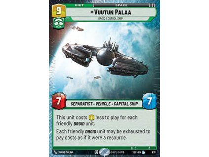 Vuutun Palaa, Droid Control Ship (V.2)