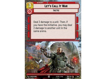 Let's Call It War (V.2)