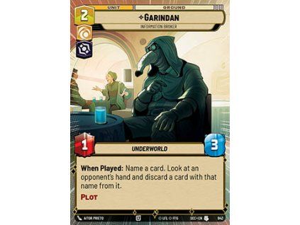 Garindan, Information Broker (V.3)