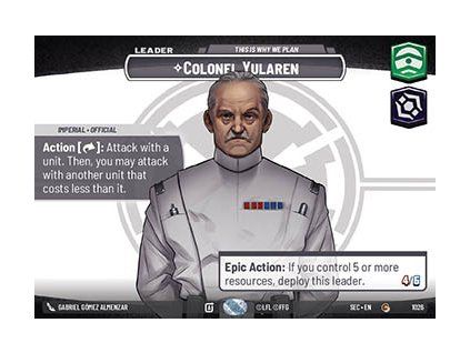 Colonel Yularen, This Is Why We Plan (V.2)