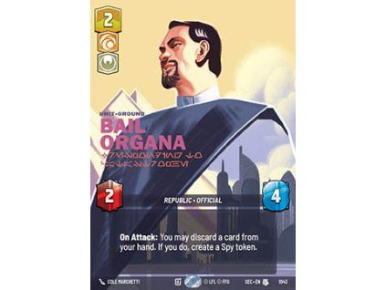 Bail Organa, Responding to Catastrophe (V.2)