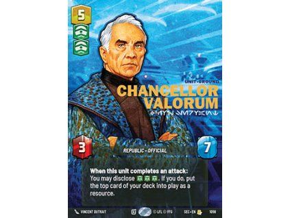 Chancellor Valorum, Civil Servant (V.2)