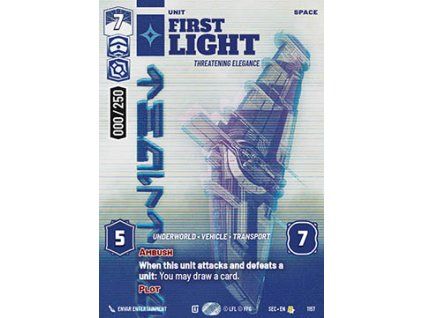 First Light, Threatening Elegance (V.5)