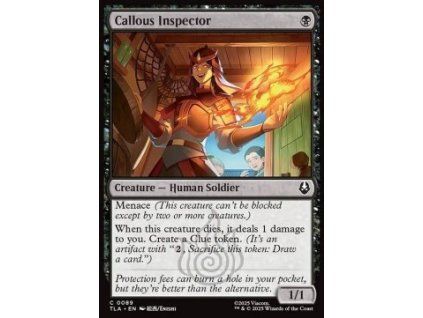 Callous Inspector