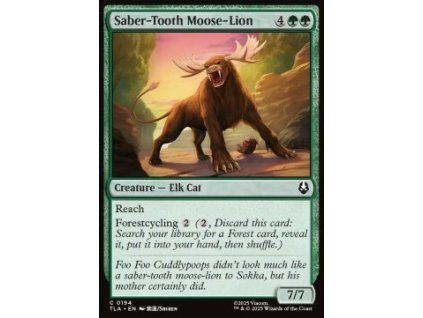 Saber-Tooth Moose-Lion