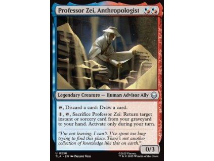 Professor Zei, Anthropologist