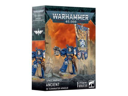 Warhammer 40,000 — Space Marines Ancient in Terminator Armour