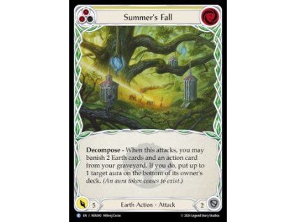 Summer's Fall (Yellow) (Rainbow Foil)