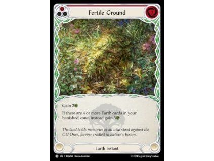 Fertile Ground (Red) (Rainbow Foil)