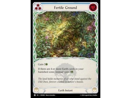 Fertile Ground (Blue) (Rainbow Foil)