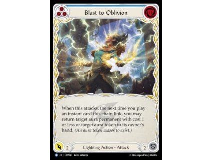 Blast to Oblivion (Blue) (Rainbow Foil)