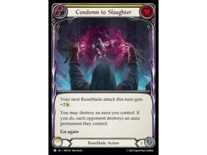 Condemn to Slaughter (Yellow) (Regular)
