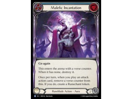 Malefic Incantation (Blue) (Regular)