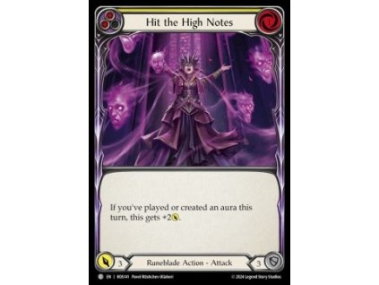 Hit the High Notes (Yellow) (Rainbow Foil)