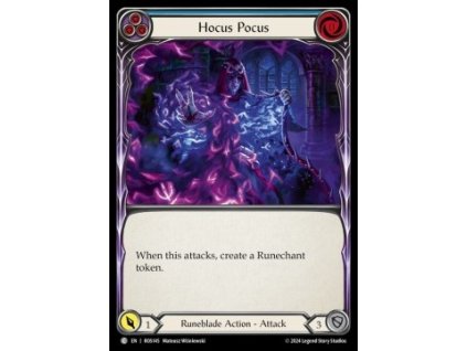 Hocus Pocus (Blue) (Rainbow Foil)