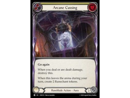 Arcane Cussing (Yellow) (Rainbow Foil)