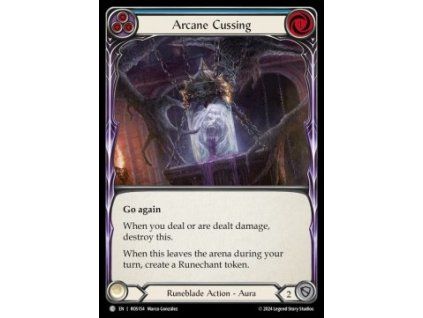 Arcane Cussing (Blue) (Regular)