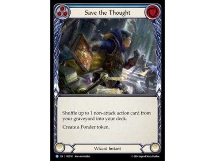 Save the Thought (Blue) (Rainbow Foil)