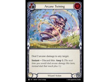 Arcane Twining (Yellow) (Rainbow Foil)