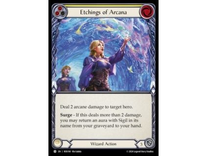 Etchings of Arcana (Yellow) (Regular)