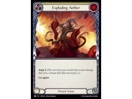 Exploding Aether (Yellow) (Rainbow Foil)